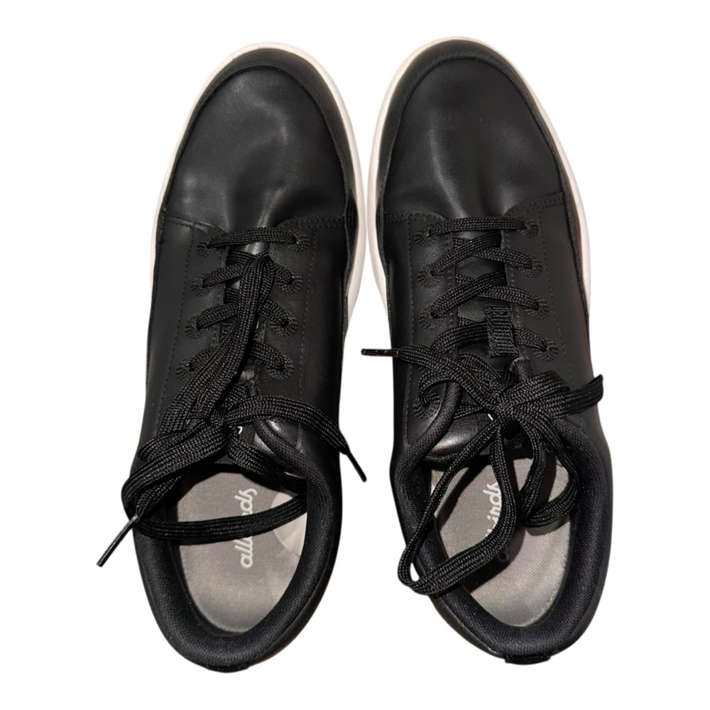 Allbirds Plant Pacer Women's Trainers Black Vegan Leather Eco Carbon Offsetted 8